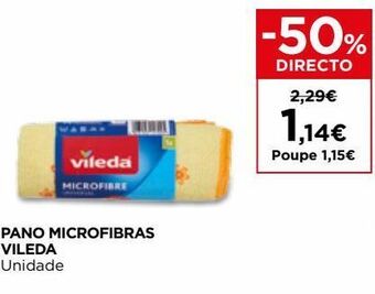 El Corte Inglés Pano de microfibra vileda promoção
