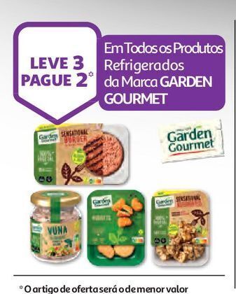 Auchan Hamburguer garden gourmet promoção