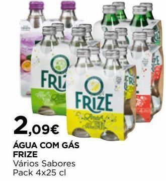 Água com gás frize