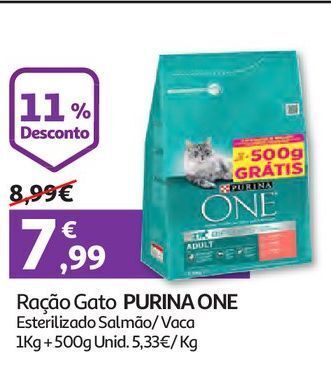 Auchan Ração gato purina one promoção