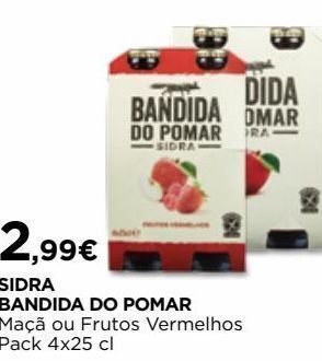 El Corte Inglés Sidra bandida do pomar promoção