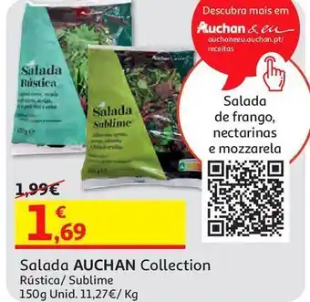 Auchan Salada auchan collection promoção