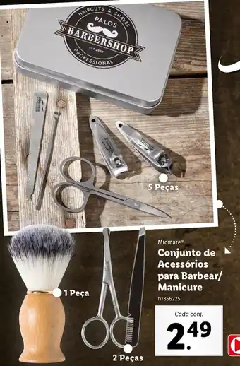 Lidl Miomare Conjunto de Acessórios para Barbear/ Manicure promoção