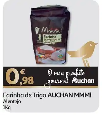 Auchan Farinha de trigo auchan mmm alentejo 1kg promoção