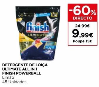 El Corte Inglés Detergente lavalouça finish promoção