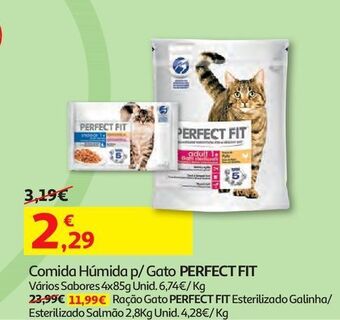Auchan Comida húmida p/ gato perfect fit promoção