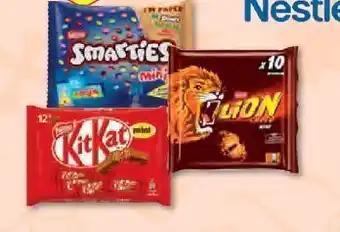 Auchan Chocolate smarties mini 187g promoção