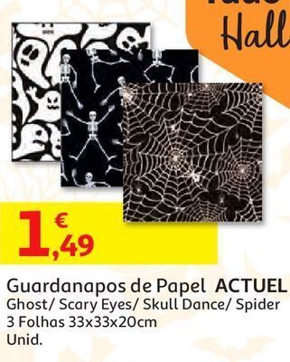 Auchan Guardanapos papel actuel promoção