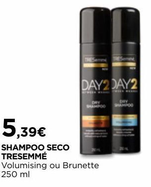 El Corte Inglés Shampoo tresemmé promoção