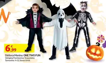 Auchan Disfarce halloween one two funvampiro promoção