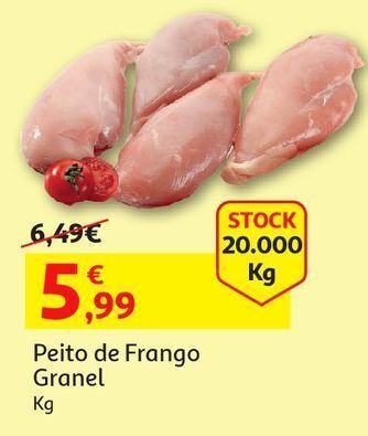 Auchan Frango peito (granel) kg promoção