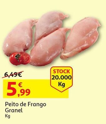 Auchan Frango peito (granel) kg promoção