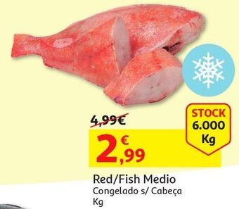 Auchan Red/fish medio congelado s/cabeça kg # promoção
