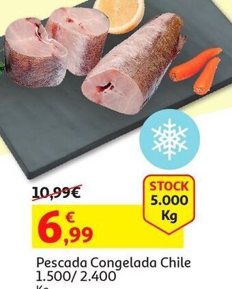 Auchan Pescada congelada chile 1.500/2.400 kg promoção