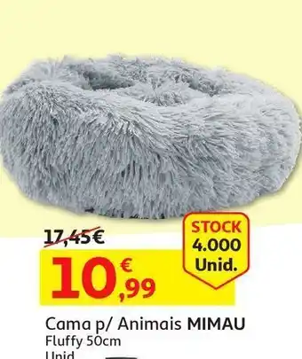Auchan Cama para animais mimau:fluffy 50 cm promoção