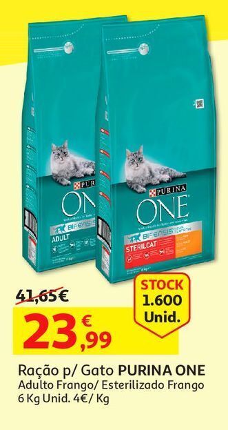 Auchan Ração gato one promoção
