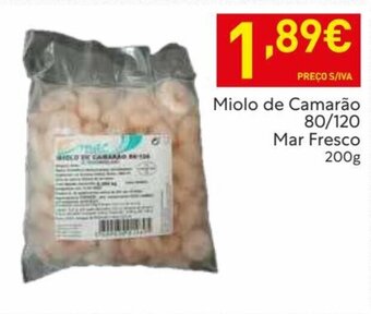 Recheio Miolo de Camarao 80/120 Mar Fresco 200g promoção