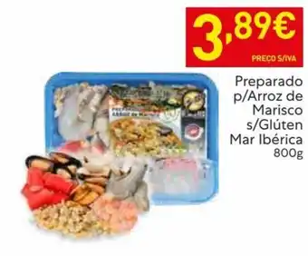 Recheio Preparado p/ Arroz de Marisco s/ Gluten Mar Iberica 800g promoção