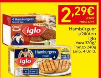Recheio Hamburguer s/ Gluten Iglo promoção