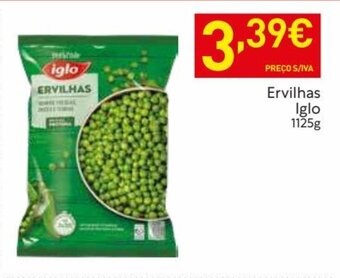 Recheio Ervilhas Iglo 1125g promoção