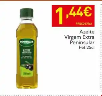 Recheio Azeite Virgem Extra Peninsular pet 25cl promoção