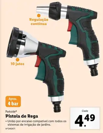 Lidl Parkside Pistola de Rega promoção