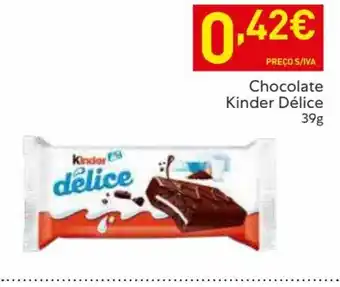 Recheio Chocolate Kinder Delice 39g promoção