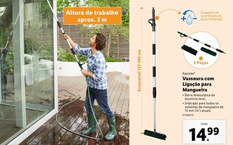 Lidl Vassoura com Ligação para Mangueira promoção