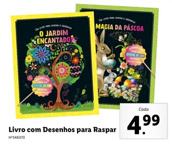 Lidl Livro com Desenhos para Raspar promoção