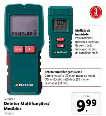 Lidl Medição Humidade/Detetor Multifunções Medidor 4 em 1 promoção