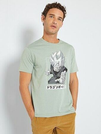 T-shirt 'dragon ball z' em jersey