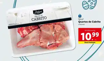 Lidl Quartos de Cabrito promoção