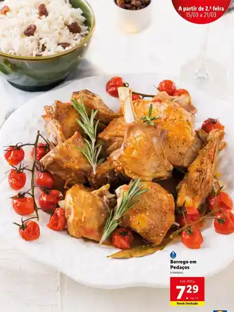 Lidl Borrego em Pedaços 800g promoção