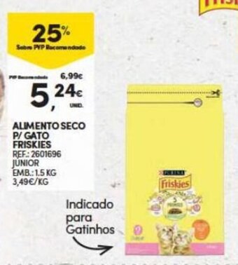 Continente Alimento seco p/ gato Friskies 1.5kg promoção