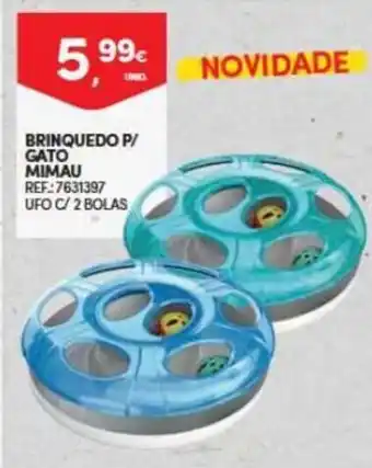Continente Brinquedo p/ gato Mimau promoção