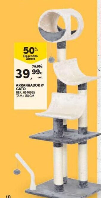 Continente Arranhador p/ Gato promoção