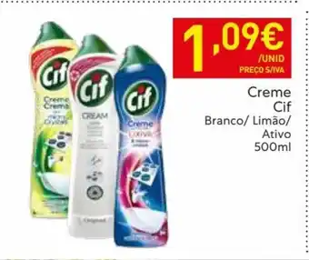 Recheio Creme Cif 500ml promoção