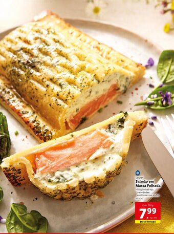 Lidl Deluxe Salmão em Massa Folhada promoção