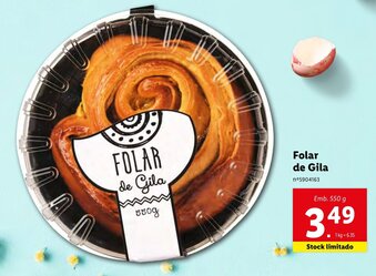 Lidl Folar de Gila 550g promoção
