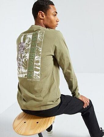 Kiabi T-shirt estampada 'japan' promoção