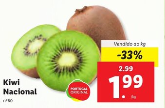 Lidl Kiwi Nacional promoção