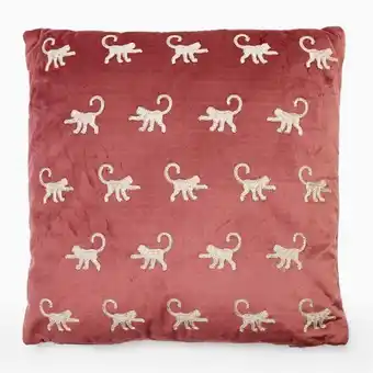 VIVA Almofada decorativa leopard pattern rosa 40x40cm promoção