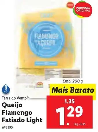 Lidl Queijo Flamengo Fatiado Light 200g promoção