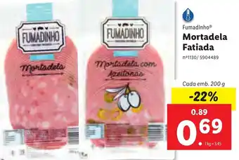 Lidl Mortadela Fatiada 200g promoção