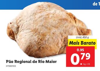 Lidl Pão Regional de Rio Maior 450g promoção