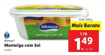 Lidl Manteiga com Sal 250g promoção
