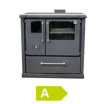 Bricomarché Fogão a lenha com porta de vidro 13.4kw promoção