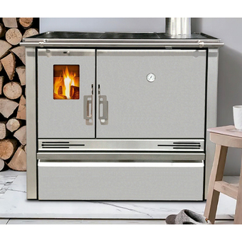 Bricomarché Fogão a lenha inox promoção