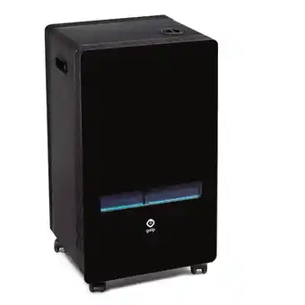 Continente Aquecedor a gás chama azul vidro preto 3800w promoção