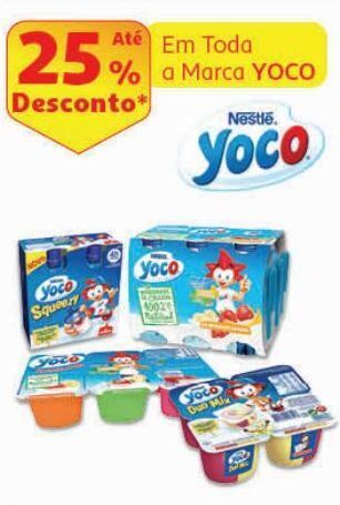 Auchan Iogurte liquido yoco promoção